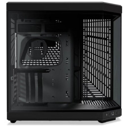 HYTE skříň Y70 Pitch Black / levé a přední sklo / Riser PCIe 4.0 / bez zdroje / 1x USB-C / 2x USB-A /