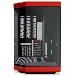 HYTE skříň Y70 Black Cherry / levé a přední sklo / Riser PCIe 4.0 / bez zdroje / 1x USB-C / 2x USB-A /