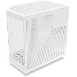 HYTE skříň Y70 Snow white / levé a přední sklo / Riser PCIe 4.0 / bez zdroje / 1x USB-C / 2x USB-A /
