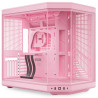 Obudowa HYTE Y70 Strawberry Milk / szkło lewe i przednie / Riser PCIe 4.0 / bez zasilacza / 1x USB-C / 2x USB-A /