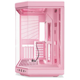 HYTE skříň Y70 Strawberry Milk / levé a přední sklo / Riser PCIe 4.0 / bez zdroje / 1x USB-C / 2x USB-A /