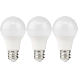 NEDIS LED žárovka E27/ A60/ 11 W/ 220 V/ 1055 lm/ 2700 K/ teplá bílá/ matná/ 3 kusy