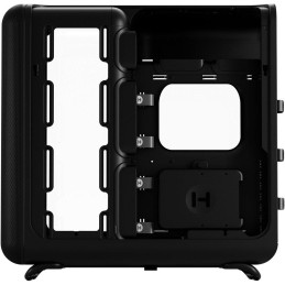 HYTE skříň X50 Pitch Black / prosklená zaoblená bočnice / bez zdroje / 1x USB-C / 2x USB-A /