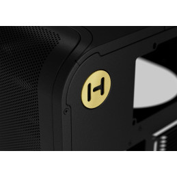 HYTE skříň X50 Pitch Black / prosklená zaoblená bočnice / bez zdroje / 1x USB-C / 2x USB-A /