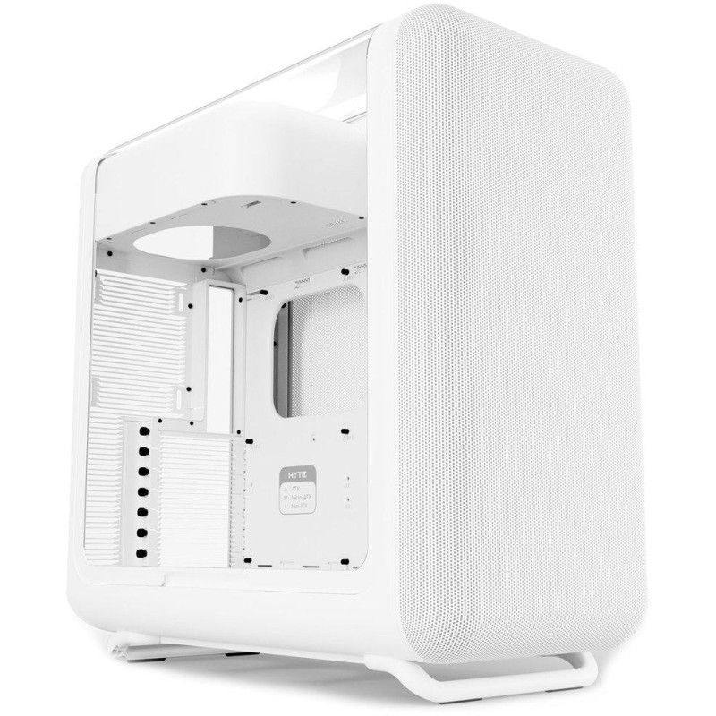 HYTE skříň X50 Snow White / prosklená zaoblená bočnice / bez zdroje / 1x USB-C / 2x USB-A /