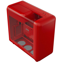 HYTE skříň X50 Cherry / prosklená zaoblená bočnice / bez zdroje / 1x USB-C / 2x USB-A /