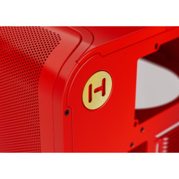 HYTE skříň X50 Cherry / prosklená zaoblená bočnice / bez zdroje / 1x USB-C / 2x USB-A /