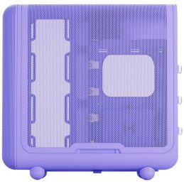 HYTE skříň X50 Taro Milk / prosklená zaoblená bočnice / bez zdroje / 1x USB-C / 2x USB-A /