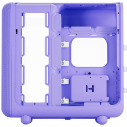 HYTE skříň X50 Taro Milk / prosklená zaoblená bočnice / bez zdroje / 1x USB-C / 2x USB-A /