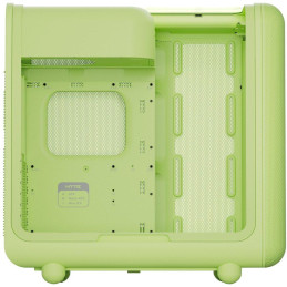 HYTE skříň X50 Matcha Milk / prosklená zaoblená bočnice / bez zdroje / 1x USB-C / 2x USB-A /