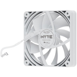 HYTE ventilátor 120mm PWM / barva Snow White / 1500rpm / 72CFM / ABS / 4-pin / sada 4x ventilátor
