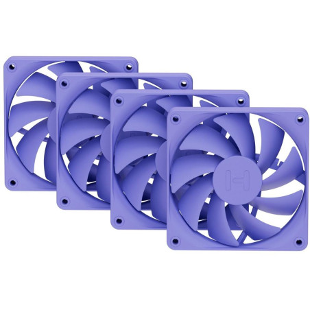 HYTE ventilátor 120mm PWM / barva Taro Milk / 1500rpm / 72CFM / ABS / 4-pin / sada 4x ventilátor