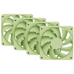 HYTE ventilátor 120mm PWM / barva Matcha Milk / 1500rpm / 72CFM / ABS / 4-pin / sada 4x ventilátor