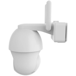 NEDIS IP kamera/ venkovní/ dobíjecí/ IP65/ Wi-Fi/ USB-C/ Reflektor/ 3Mpix/ 1296p/ detekce pohybu/ noční vidění 10m/ bílá