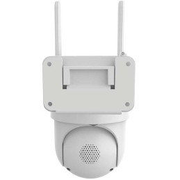 NEDIS IP kamera/ venkovní/ dobíjecí/ IP65/ Wi-Fi/ USB-C/ Reflektor/ 3Mpix/ 1296p/ detekce pohybu/ noční vidění 10m/ bílá