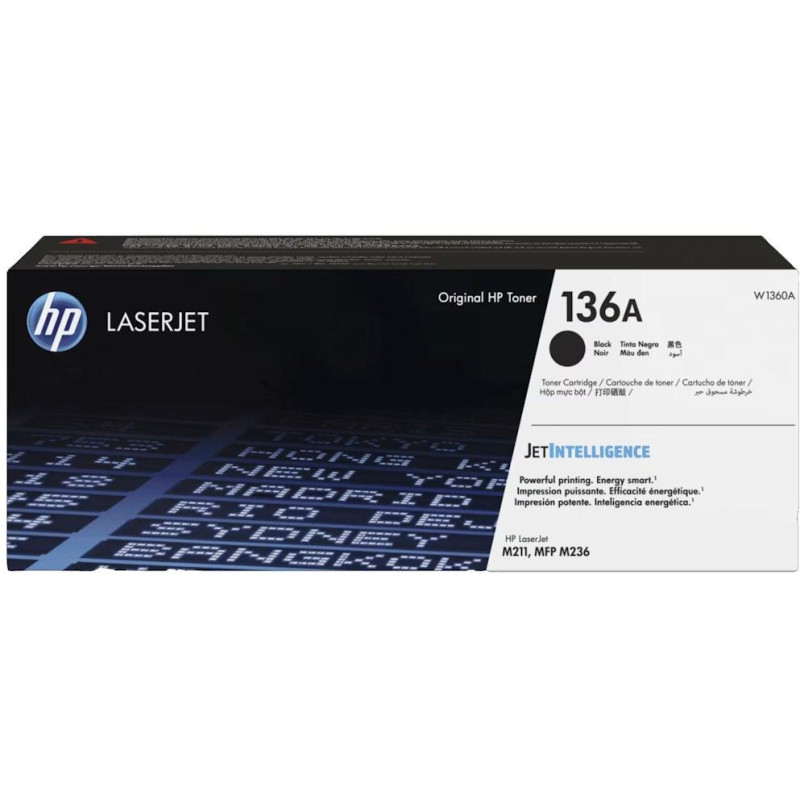 HP 136A Černá originální Cartridge HP LaserJet M211/ MFP 236