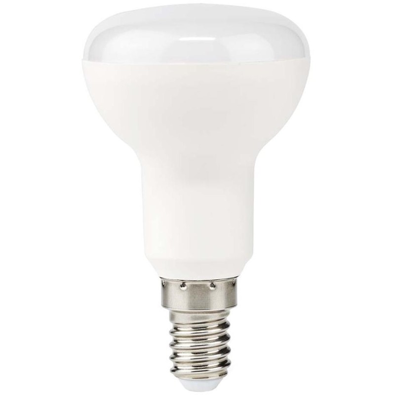 NEDIS LED žárovka E14/ R50/ 4,9 W/ 220 V/ 470 lm/ 2700 K/ teplá bílá/ matná