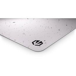 Endorfy podložka pod myš Stoneflow White L / 450x400x3 / voděodolná / obšitá / gumová spodní vrstva / bílý kámen