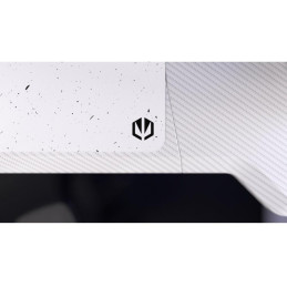 Endorfy podložka pod myš Stoneflow White XL / 900x400x3 / voděodolná / obšitá / gumová spodní vrstva / bílý kámen