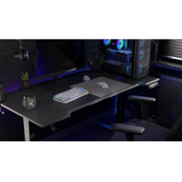 Endorfy podložka pod myš Stoneflow Grey L / 450x400x3 / voděodolná / obšitá / gumová spodní vrstva / šedý kámen