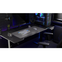 Endorfy podložka pod myš Stoneflow Grey XL / 900x400x3 / voděodolná / obšitá / gumová spodní vrstva / šedý kámen