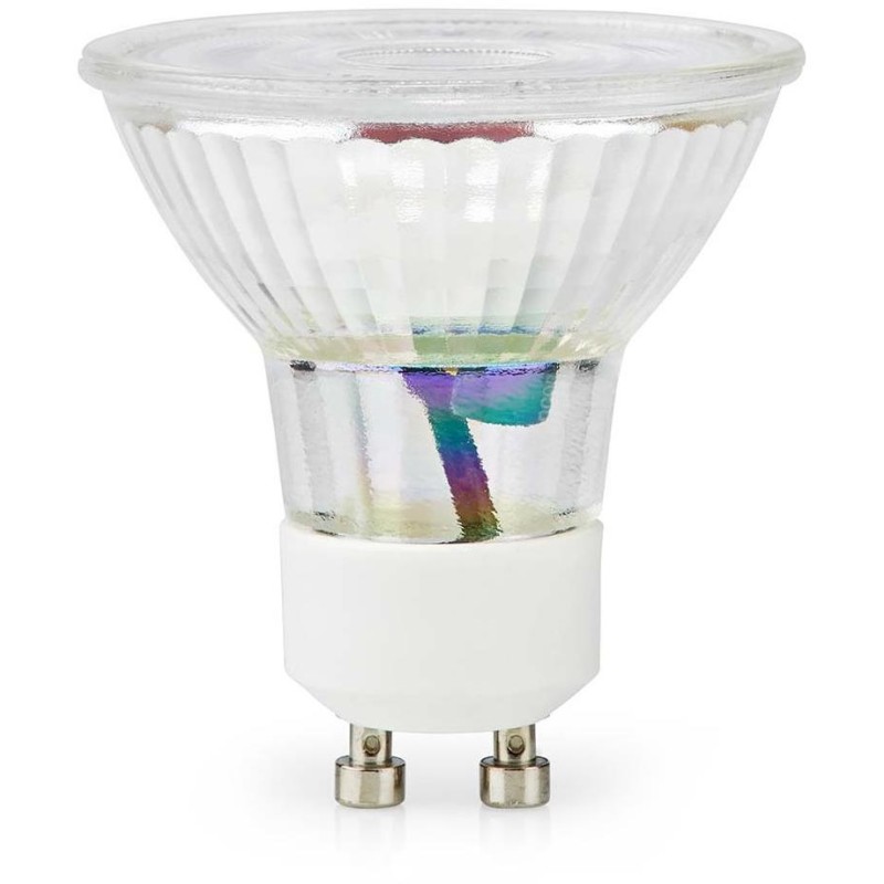 NEDIS LED žárovka GU10/ PAR16/ 3 W/ 220 V/ 230 lm/ 2700 K/ teplá bílá/ čirá