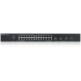 Zyxel XGS1935-28, 28 Port Lite-L3 Smart Managed Switch, 24x Gigabit, 4x 10G SFP+, hybrid mode, standalone or NebulaFllex