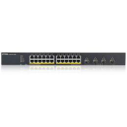 Zyxel XGS1935-28HP, 28 Port Lite-L3, Managed PoE Switch, 24x Gigabit PoE, 4x 10G SFP+, 375 Watt PoE