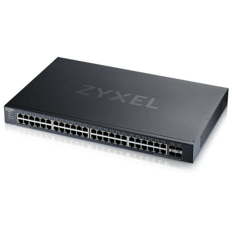 Zyxel XGS1935-52, 52 Port Lite-L3  Managed Switch, 48x Gigabit, 4x 10G SFP+, hybrid mode, standalone or NebulaFlex