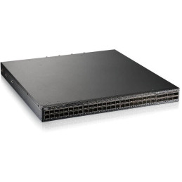 Zyxel CX4800-56F, 48-port 10/25G L3 Aggregation Fiber Switch with 8 100G Uplink (with 2 DC power supply)