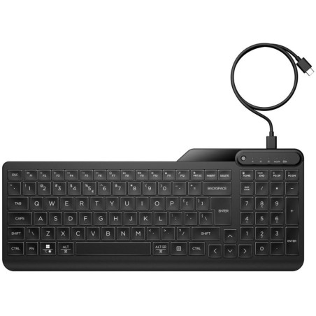HP 405 Backlit Wired Keyboard