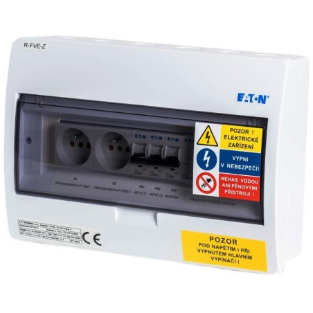 Solarmi ACZ3 osazený rozvaděč pro fotovoltaiku, jističe, chránič, 10kW 3f, backup