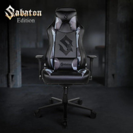 AROZZI herní židle VERNAZZA SABATON Edition/ povrch polyuretan/ černá