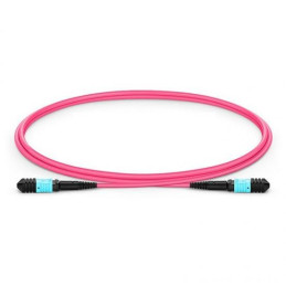 XtendLan FO patch MPO(f)-MPO(f), 1m, OM4, 12/12, kabel kulatý 3mm, křížený (Type B)