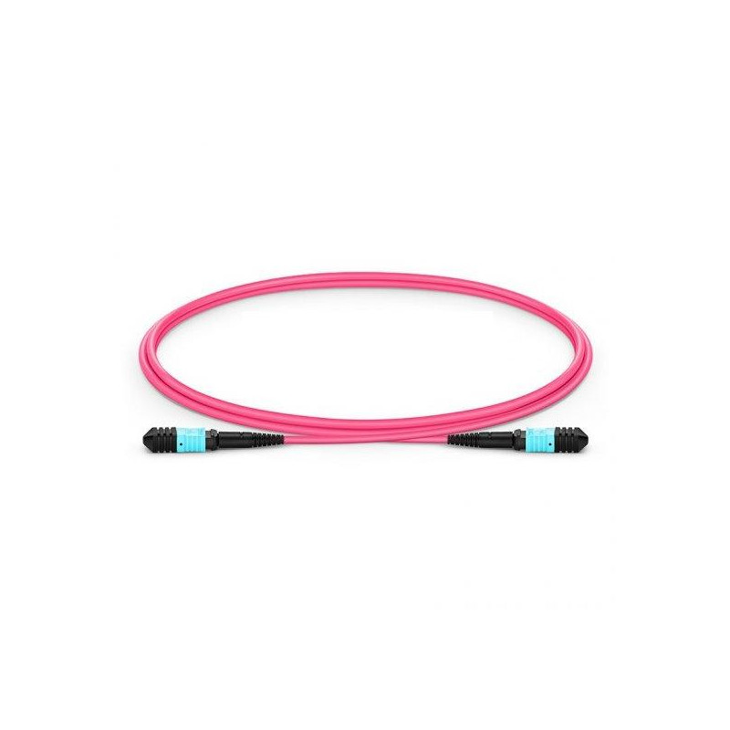 XtendLan FO patch MPO(f)-MPO(f), 1m, OM4, 12/12, kabel kulatý 3mm, křížený (Type B)