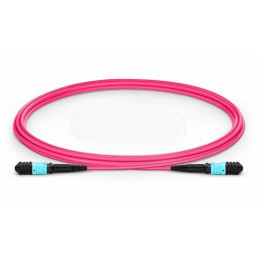 XtendLan FO patch MPO(f)-MPO(f), 2m, OM4, 12/12, kabel kulatý 3mm, křížený (Type B)