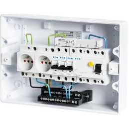 Solarmi ACZ3 osazený rozvaděč pro fotovoltaiku, jističe, chránič, 10kW 3f, backup