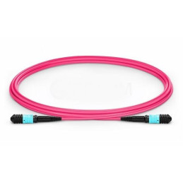 XtendLan FO patch MPO(f)-MPO(f), 2m, OM4, 12/12, kabel kulatý 3mm, přímý (Type A)