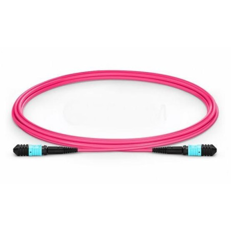 XtendLan FO patch MPO(f)-MPO(f), 2m, OM4, 12/12, kabel kulatý 3mm, přímý (Type A)