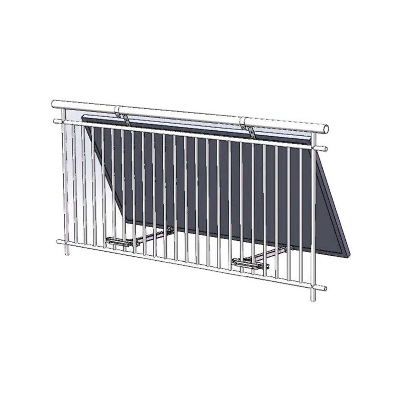 Solarmi univerzální nastavitelný balkónový držák sol. panelu, černý