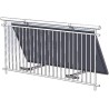 Solarmi universell verstellbare Balkon-Solarpanelhalterung, schwarz