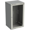 Szafa rozdzielcza ścienna Solarix SENSA 21U 600 mm, drzwi szklane, RAL 7035, SENSA-21U-66-11-G