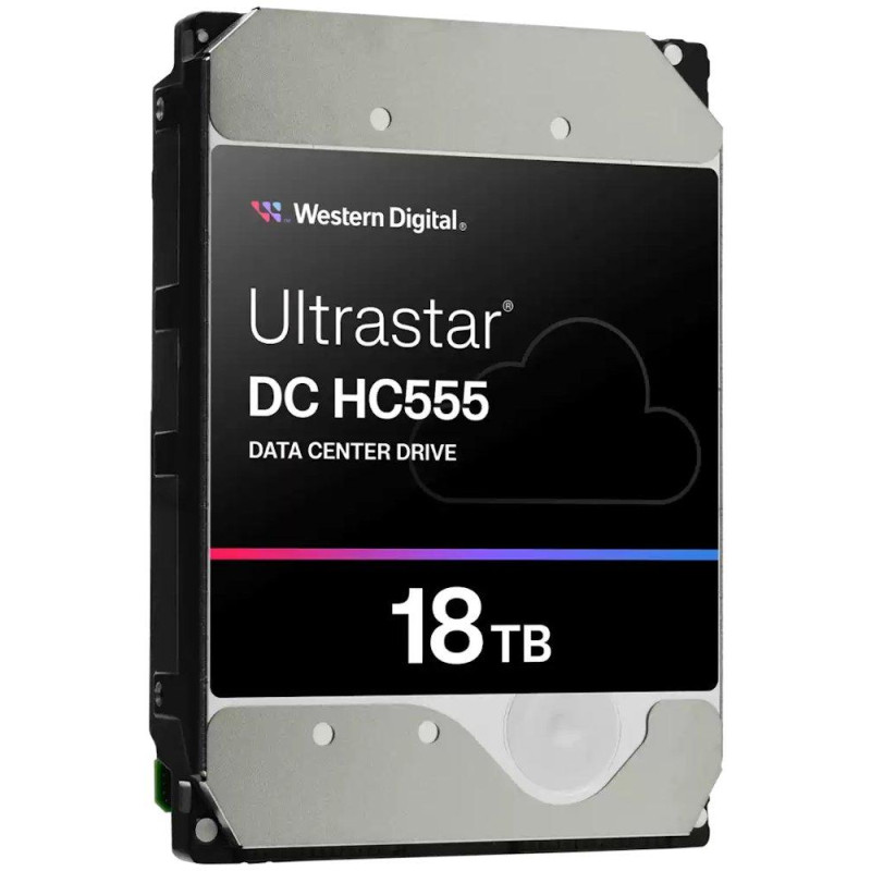 WD Ultrastar DC HC555 18TB / 0B48723 / SATA 6Gb/s / Interní / 3,5" / 7200rpm / 512MB