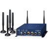 Brama mobilna Planet VCG-2406WP-NR, 4 GbE (2x PoE+), 5G, WiFi, GPS, M12, router VPN, IP50