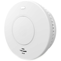 NEDIS Wi-Fi chytrý detektor kouře/ napájení z baterie/ hlas. 85 dB/ výdrž snímače a baterie 10 let/ Android/ iOS/ bílý