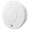 NEDIS Wi-Fi chytrý detektor kouře/ napájení z baterie/ hlas. 85 dB/ výdrž snímače a baterie 10 let/ Android/ iOS/ bílý