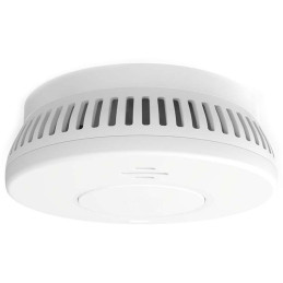 NEDIS Wi-Fi chytrý detektor kouře/ napájení z baterie/ hlas. 85 dB/ výdrž snímače a baterie 10 let/ Android/ iOS/ bílý