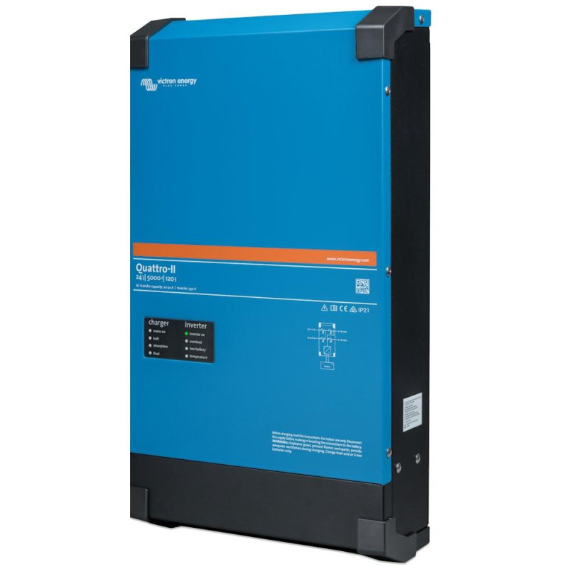 Victron Quattro-II měnič/nabíječ 24V/5000VA/120A-50A/50A