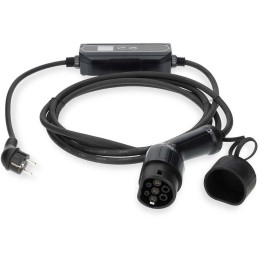 NEDIS cestovní nabíjecí stanice pro elektromobily/ AT-N05V3V3-F 3G1.5/ 1380 / 2300 / 3680 W/ 6 / 8 / 10 / 13 / 16 A/ 5 m