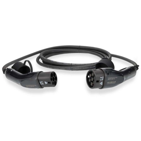 NEDIS kabel elektrického vozidla/ kabel typ 2/ 16 A/ 11000 W/ 3-fázový/ černý/ box/ 5 m